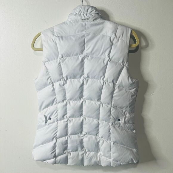 Eddie Bauer White Puffer Down Vest Sz Small - Picture 7 of 12